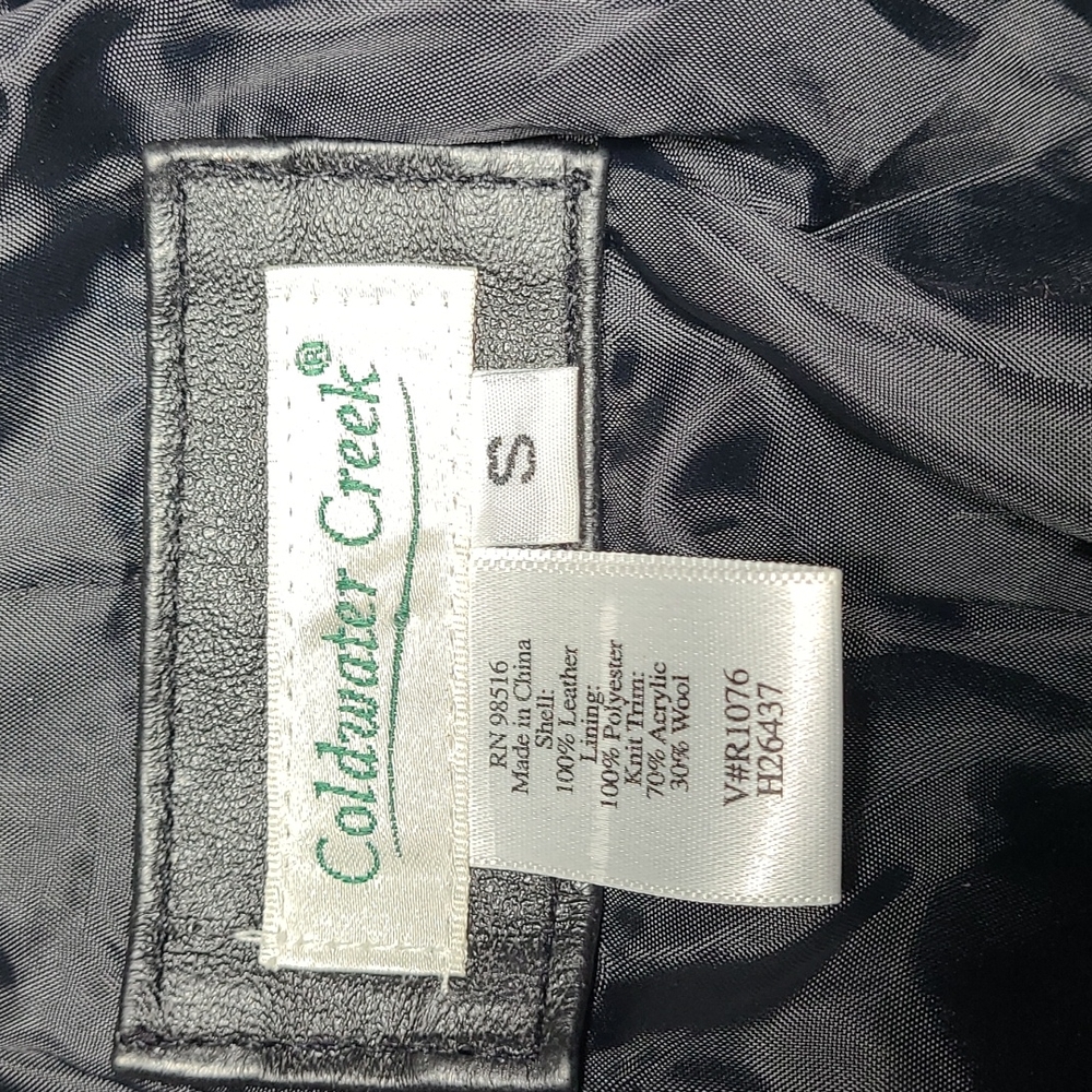 Coldwater Creek Ginuwine Leather Jacket - Picture 11 of 12